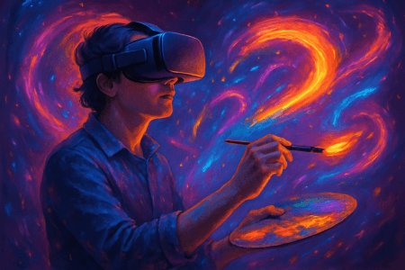 VR for painting