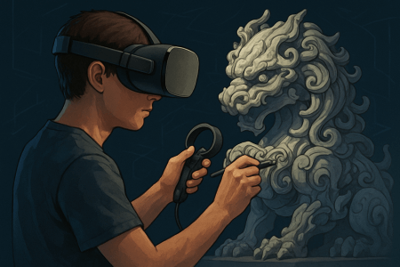 Sculpting with VR