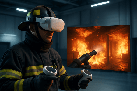 Firefighter training